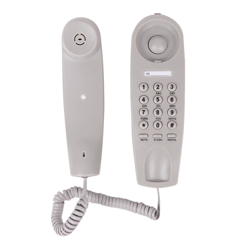 โทรศัพท์บ้าน โทรศัพท์แขวนผนัง  REACH รุ่น HT-9902 สี LIGHT GREY_3